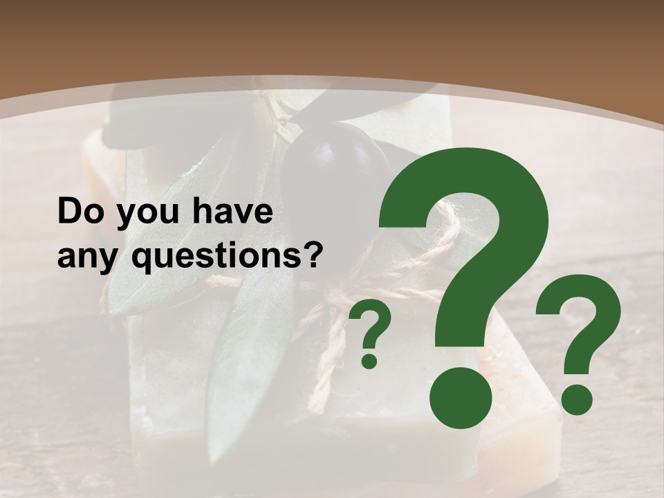 Cosmetics Care Leaves PowerPoint Template