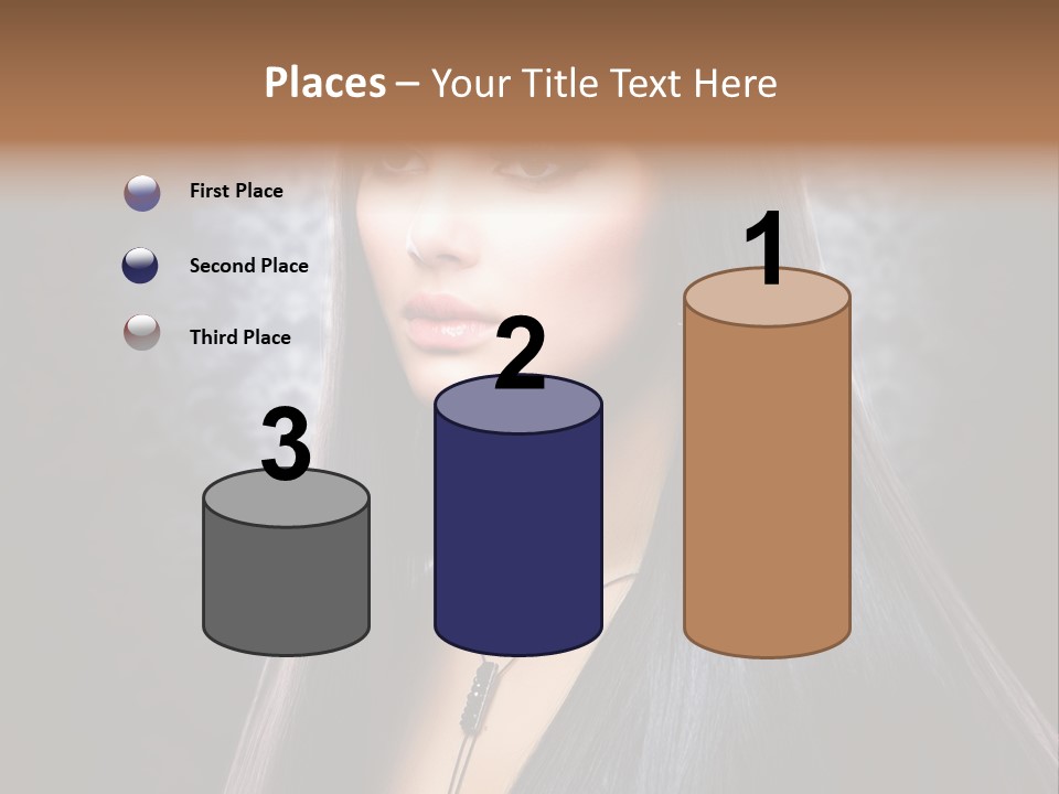 Stroking Perfect Female PowerPoint Template