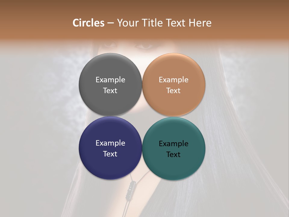 Stroking Perfect Female PowerPoint Template