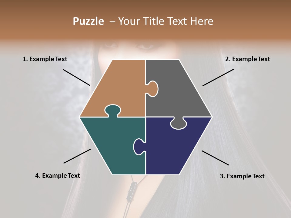 Stroking Perfect Female PowerPoint Template