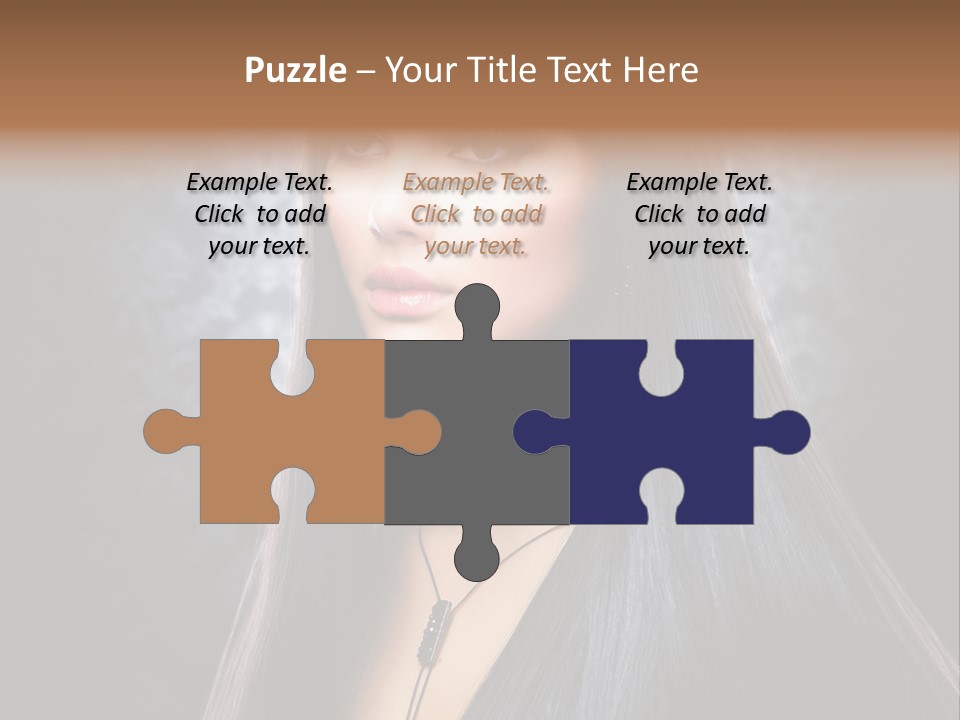 Stroking Perfect Female PowerPoint Template