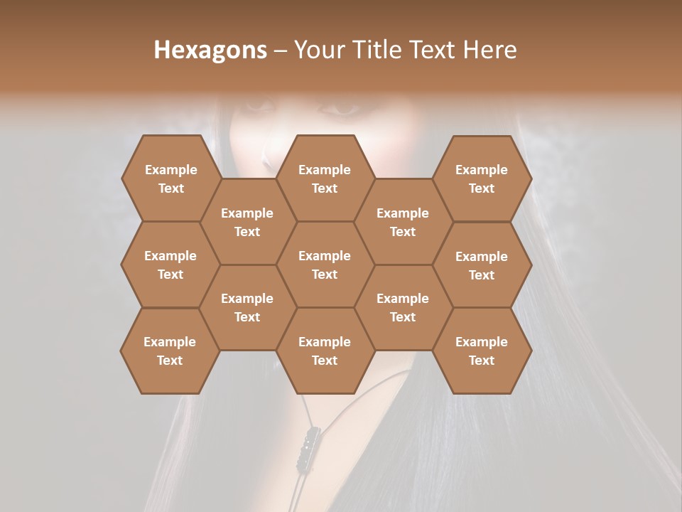 Stroking Perfect Female PowerPoint Template