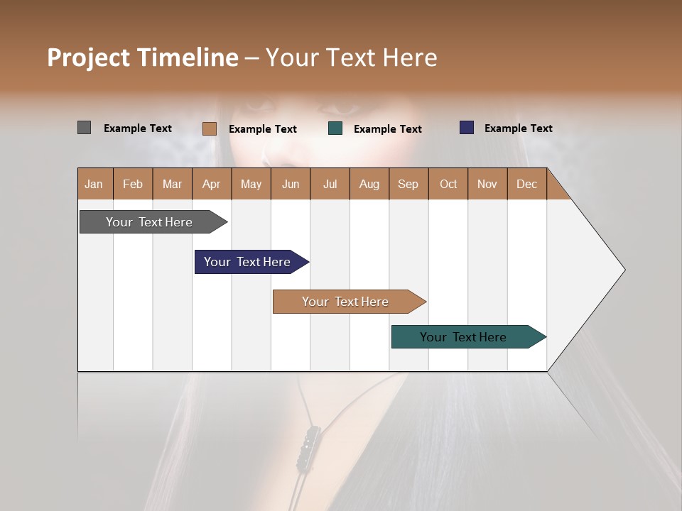 Stroking Perfect Female PowerPoint Template