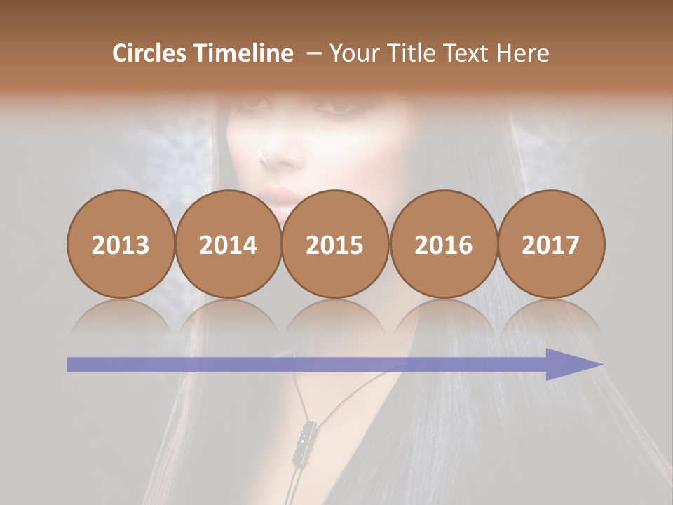 Stroking Perfect Female PowerPoint Template