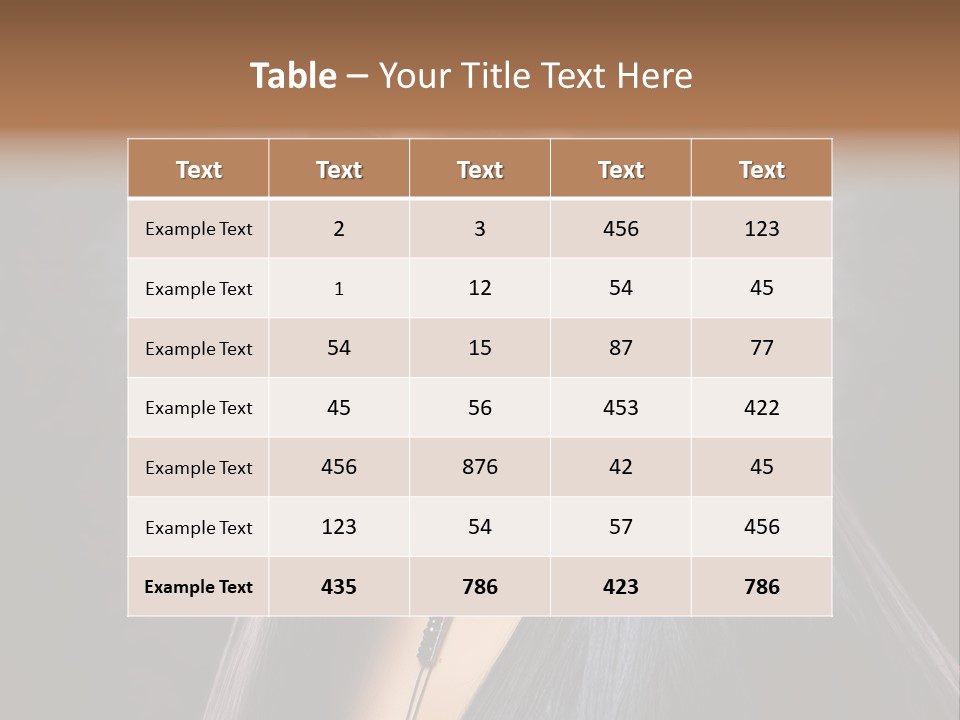 Stroking Perfect Female PowerPoint Template