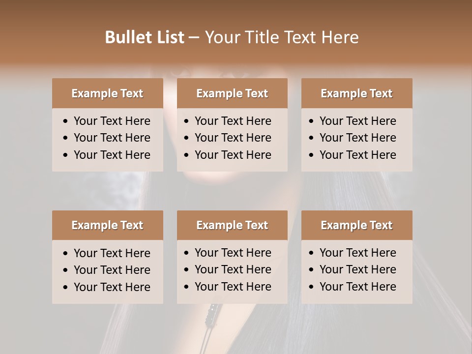 Stroking Perfect Female PowerPoint Template