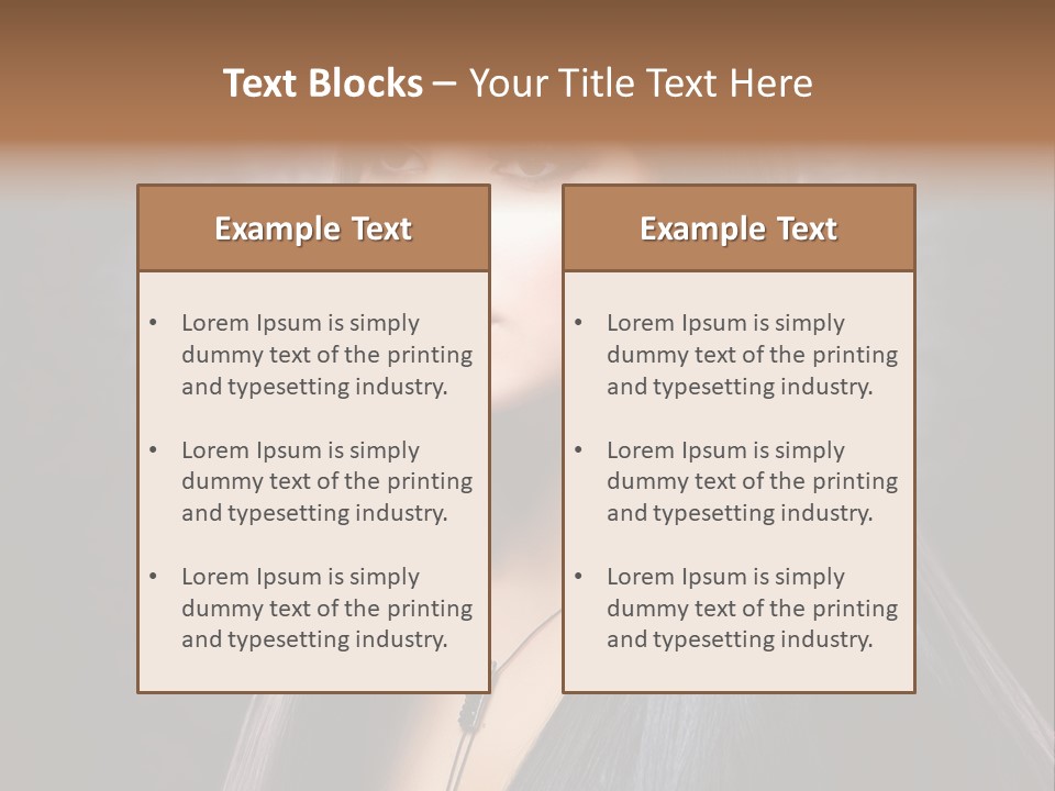 Stroking Perfect Female PowerPoint Template