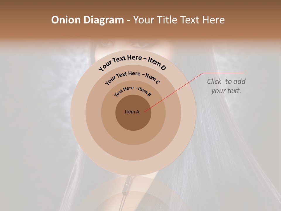 Stroking Perfect Female PowerPoint Template