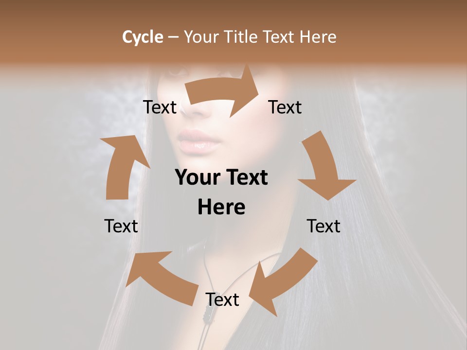 Stroking Perfect Female PowerPoint Template