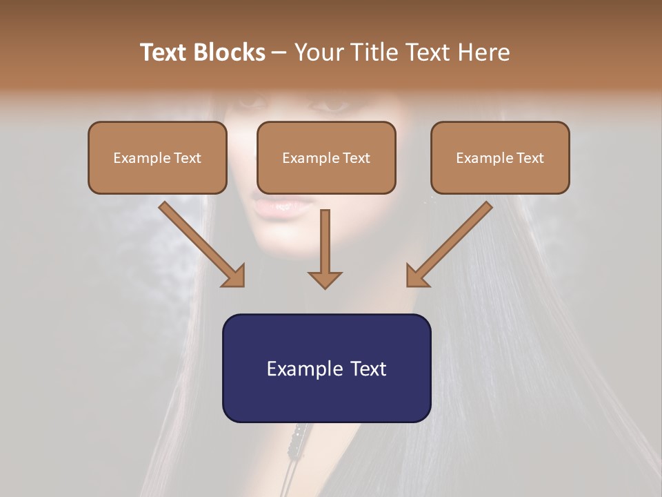 Stroking Perfect Female PowerPoint Template
