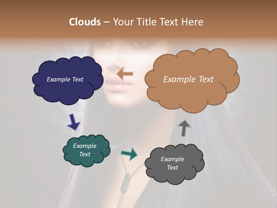 Stroking Perfect Female PowerPoint Template