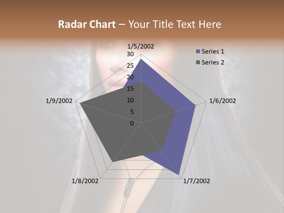 Stroking Perfect Female PowerPoint Template