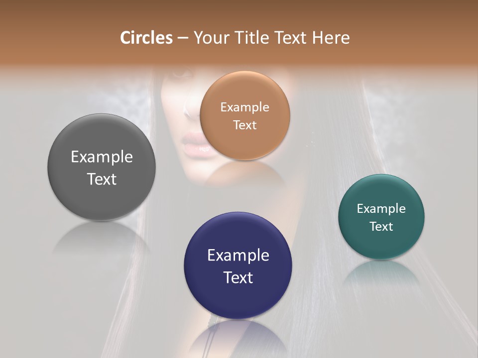 Stroking Perfect Female PowerPoint Template