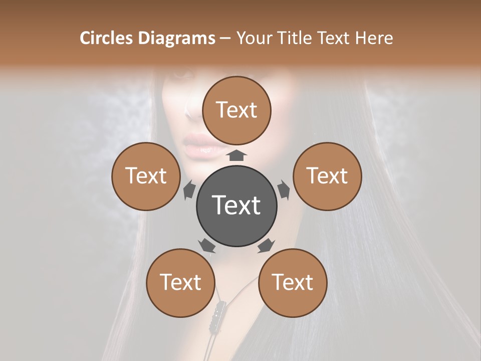 Stroking Perfect Female PowerPoint Template