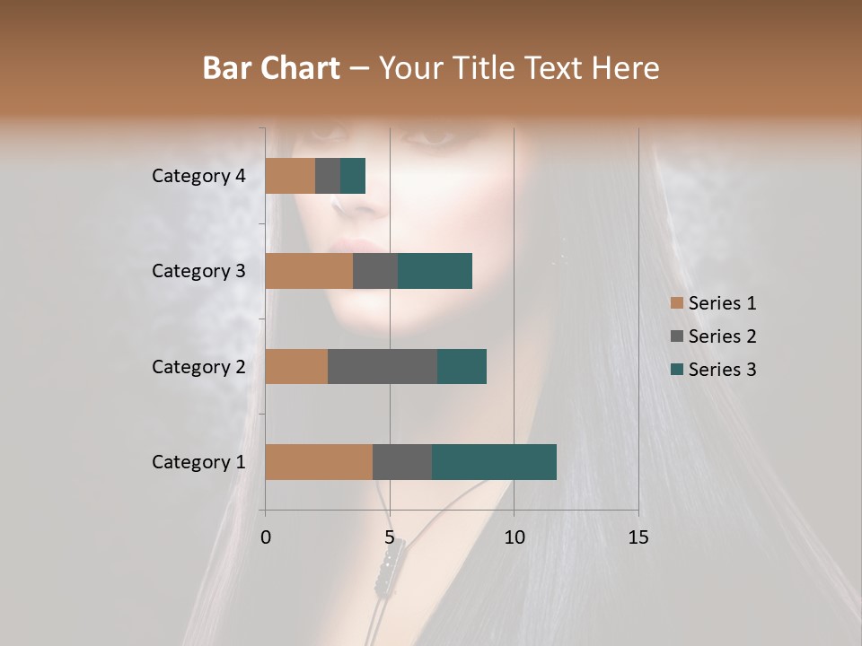 Stroking Perfect Female PowerPoint Template