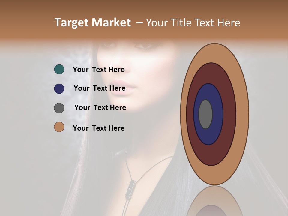 Stroking Perfect Female PowerPoint Template