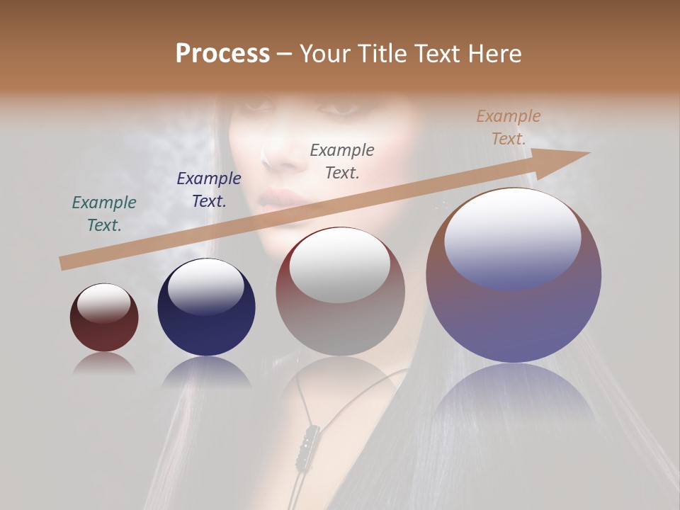 Stroking Perfect Female PowerPoint Template