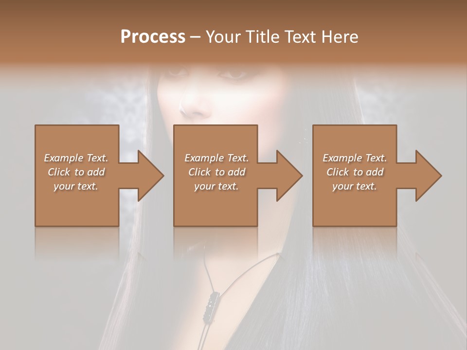 Stroking Perfect Female PowerPoint Template