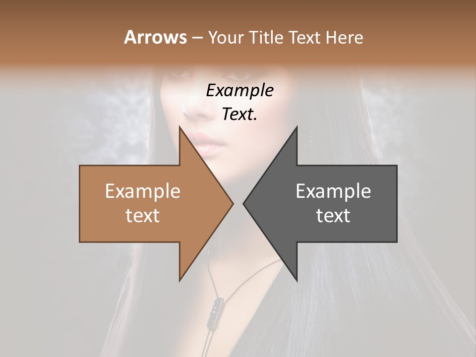 Stroking Perfect Female PowerPoint Template