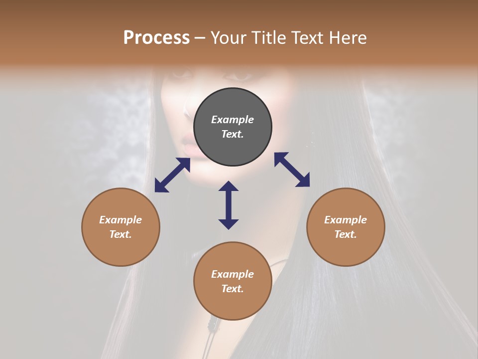 Stroking Perfect Female PowerPoint Template