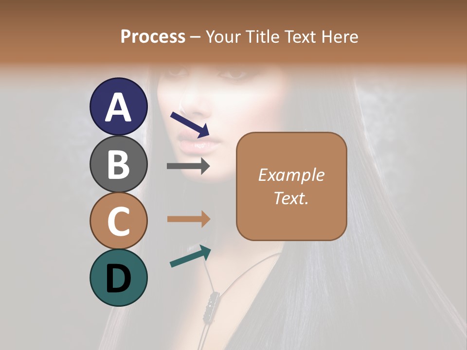 Stroking Perfect Female PowerPoint Template