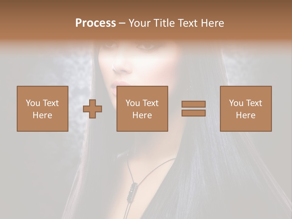 Stroking Perfect Female PowerPoint Template