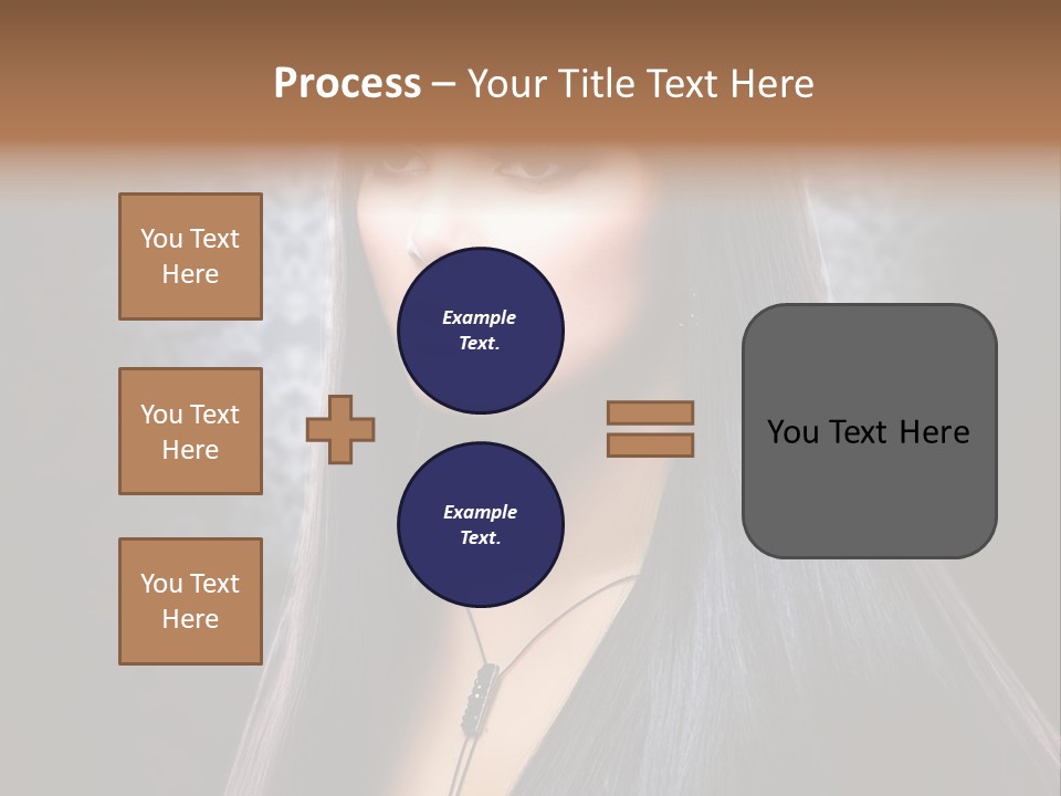 Stroking Perfect Female PowerPoint Template