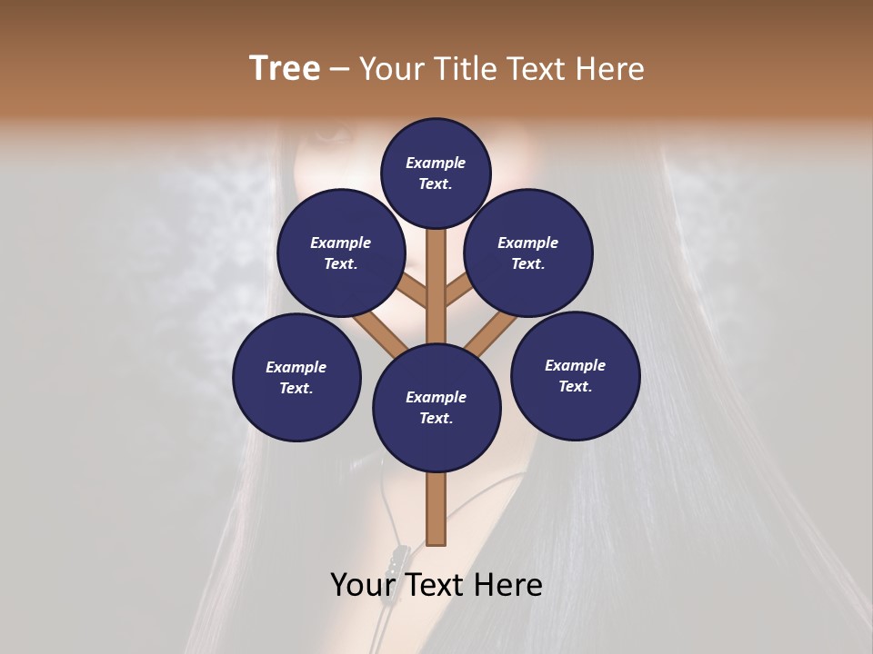 Stroking Perfect Female PowerPoint Template