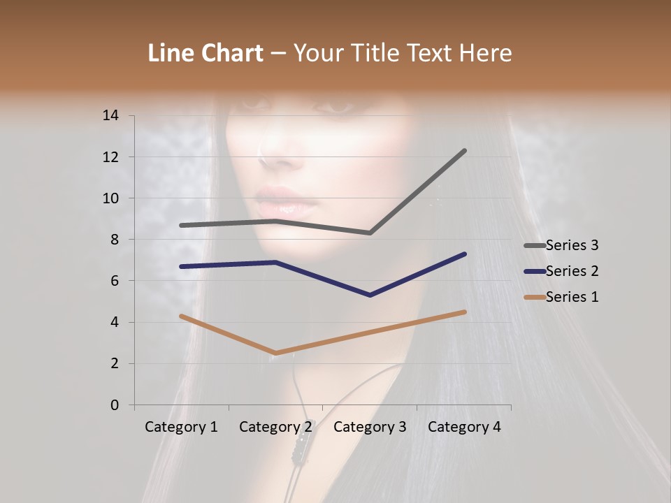 Stroking Perfect Female PowerPoint Template