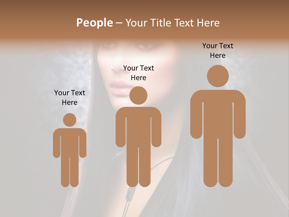 Stroking Perfect Female PowerPoint Template