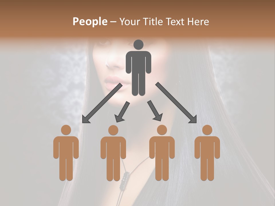 Stroking Perfect Female PowerPoint Template