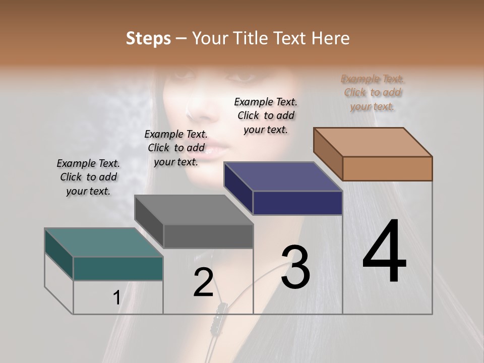Stroking Perfect Female PowerPoint Template