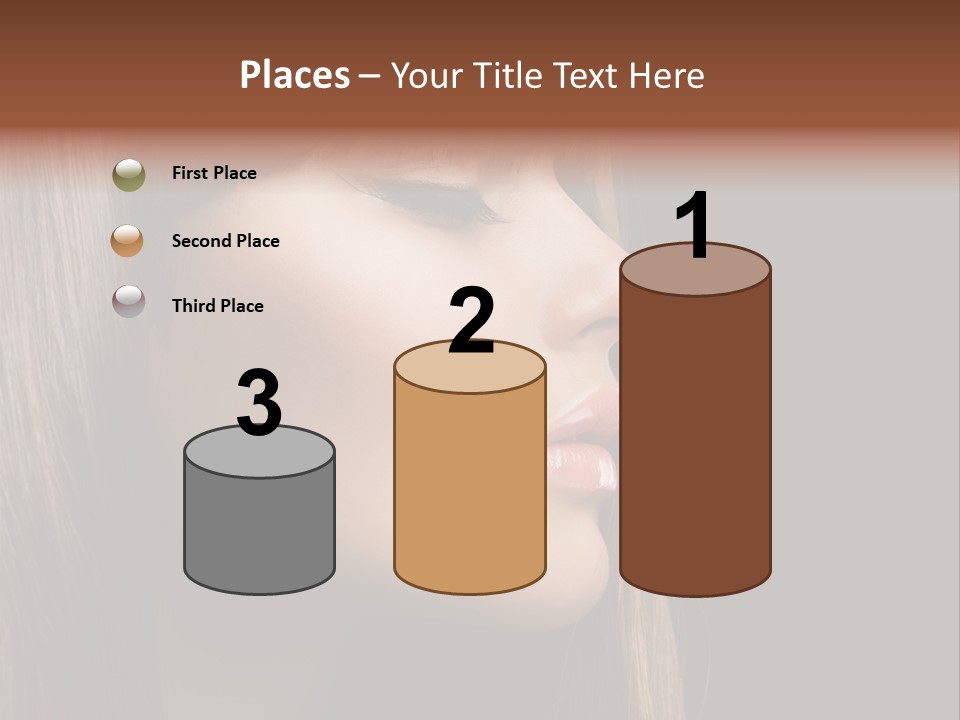 Perfect Lipstick Eyelashes PowerPoint Template