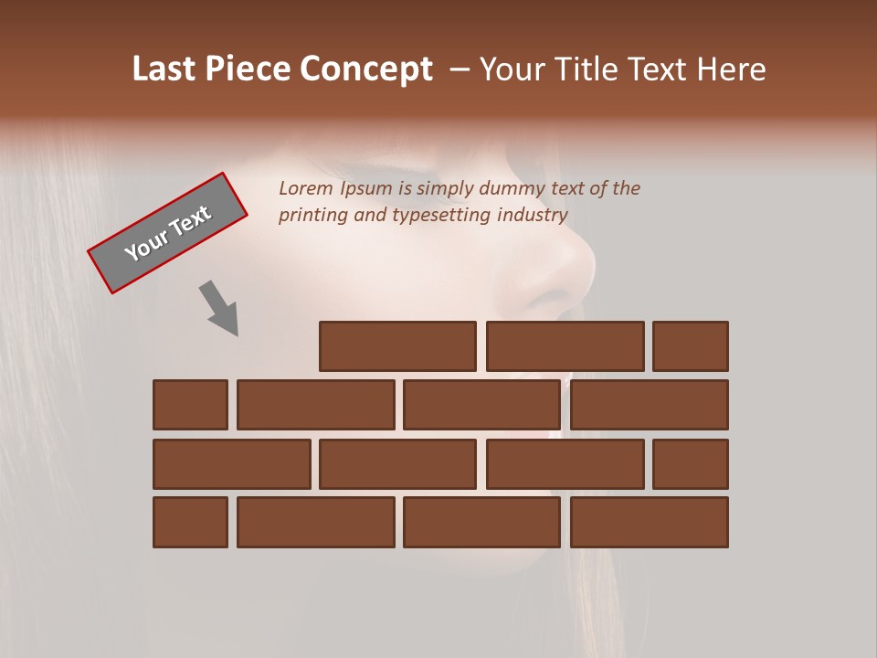 Perfect Lipstick Eyelashes PowerPoint Template