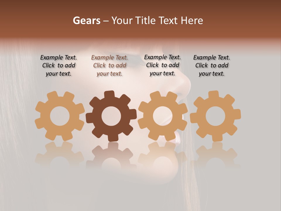 Perfect Lipstick Eyelashes PowerPoint Template