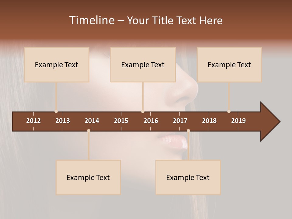 Perfect Lipstick Eyelashes PowerPoint Template