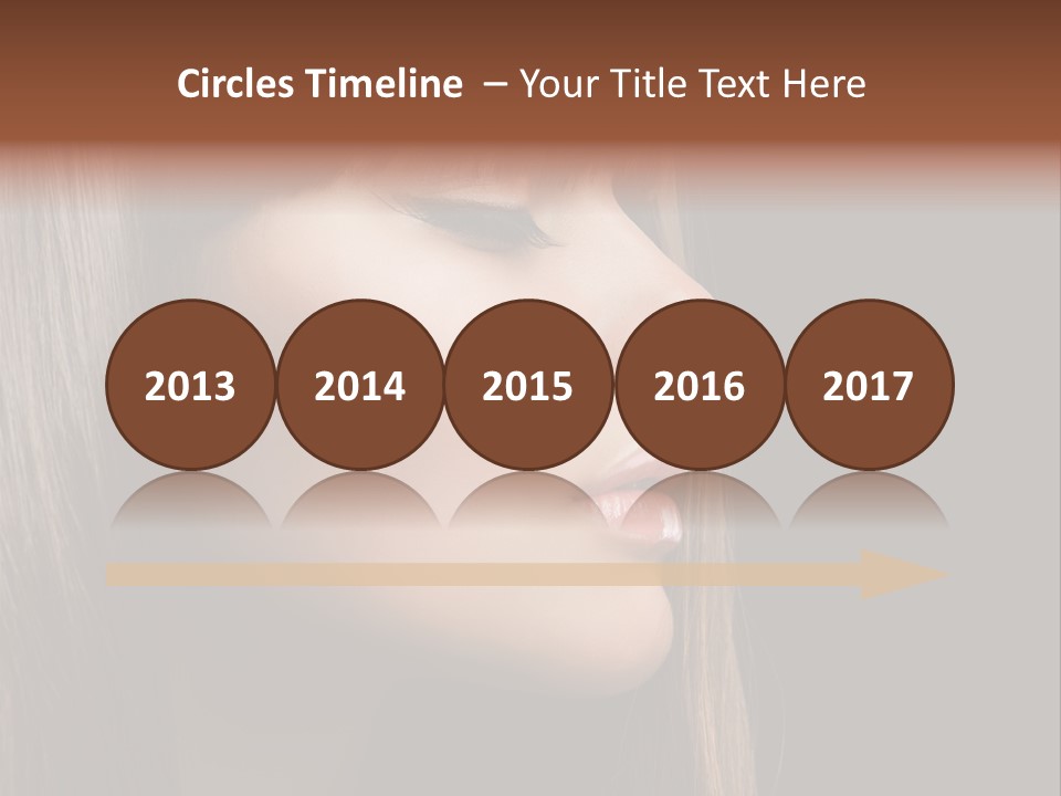 Perfect Lipstick Eyelashes PowerPoint Template