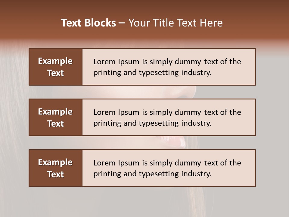 Perfect Lipstick Eyelashes PowerPoint Template