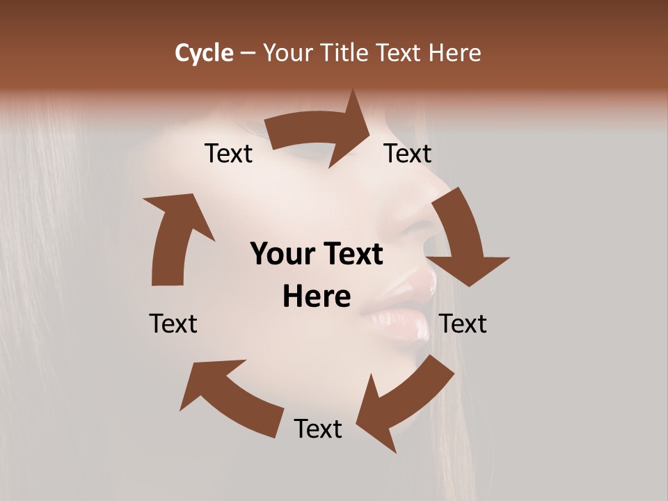 Perfect Lipstick Eyelashes PowerPoint Template