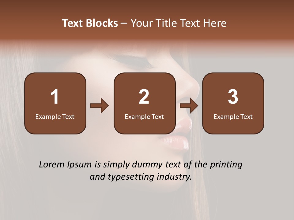 Perfect Lipstick Eyelashes PowerPoint Template