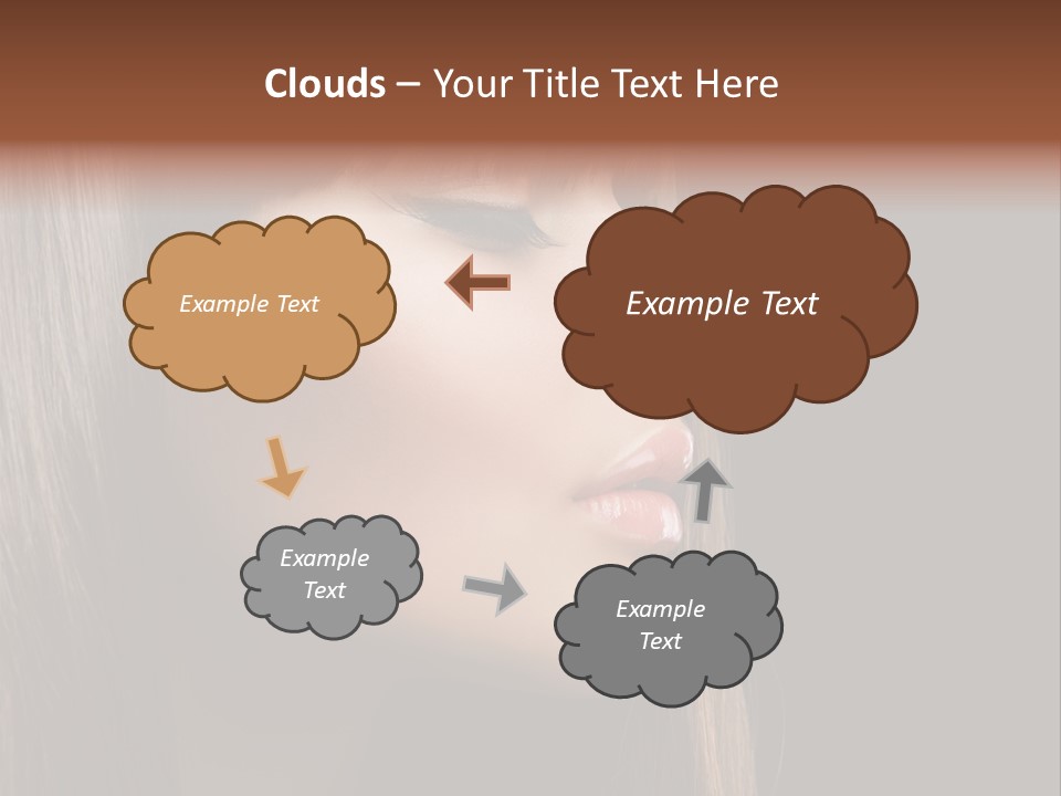 Perfect Lipstick Eyelashes PowerPoint Template