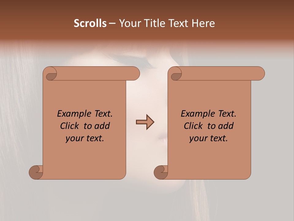 Perfect Lipstick Eyelashes PowerPoint Template