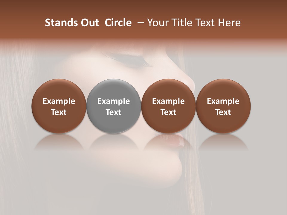 Perfect Lipstick Eyelashes PowerPoint Template