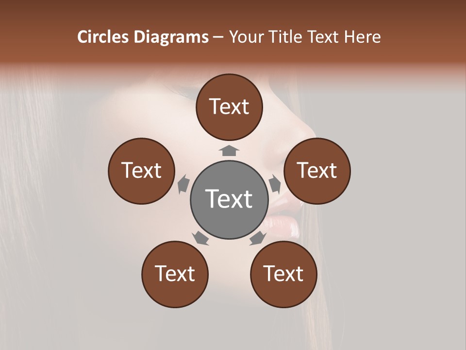 Perfect Lipstick Eyelashes PowerPoint Template