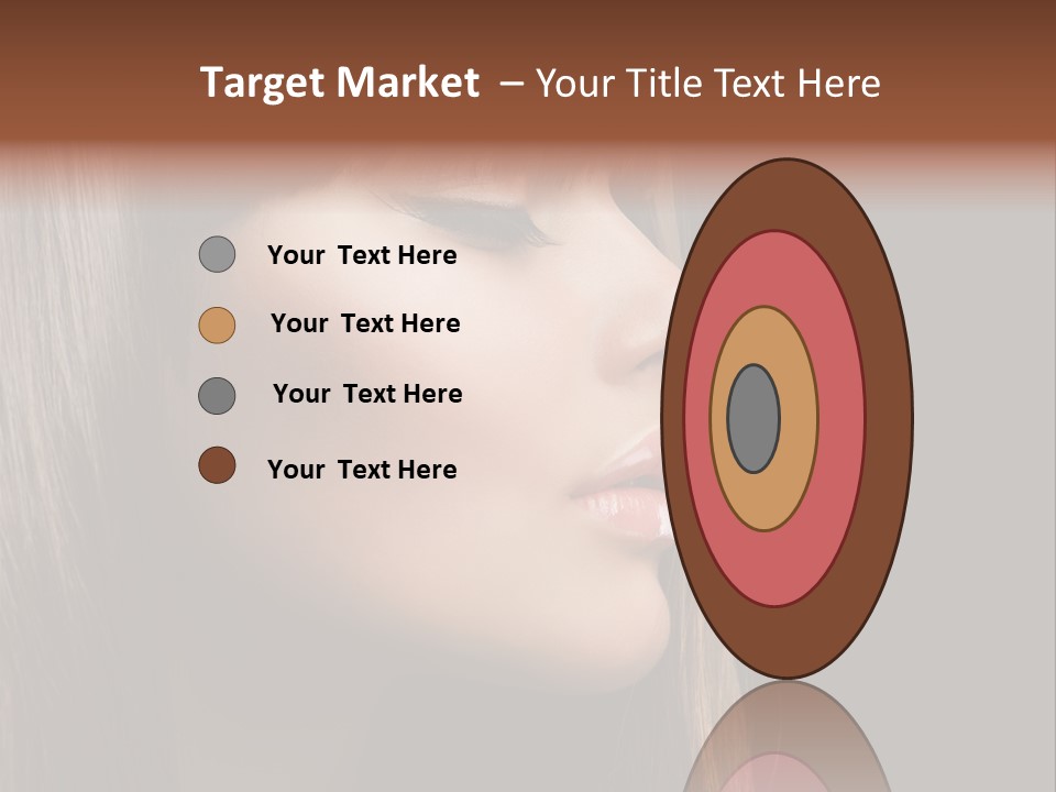 Perfect Lipstick Eyelashes PowerPoint Template