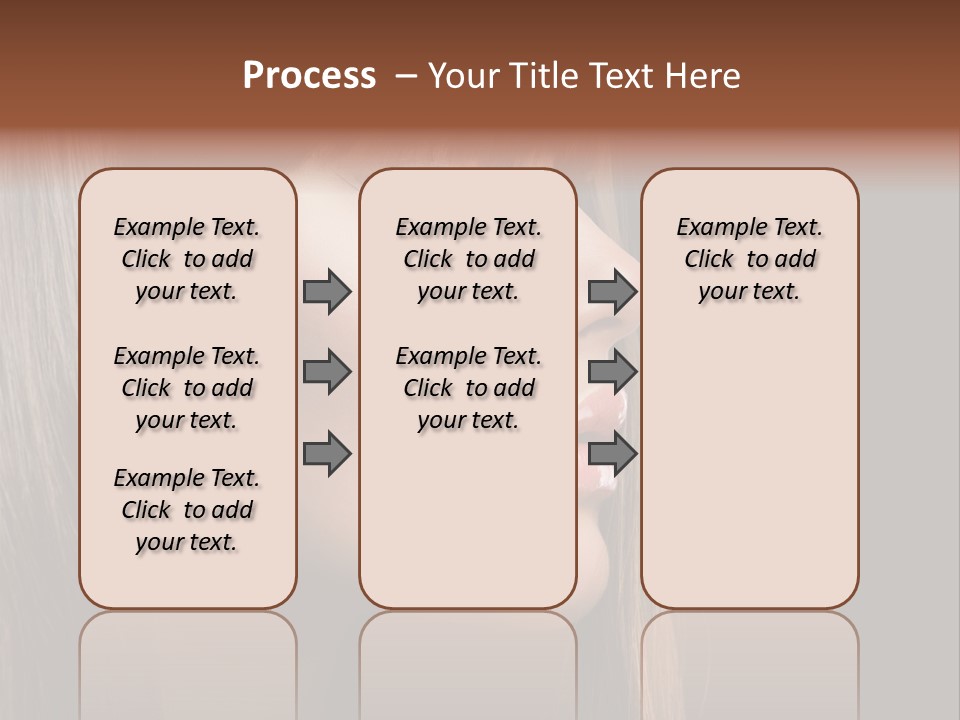 Perfect Lipstick Eyelashes PowerPoint Template