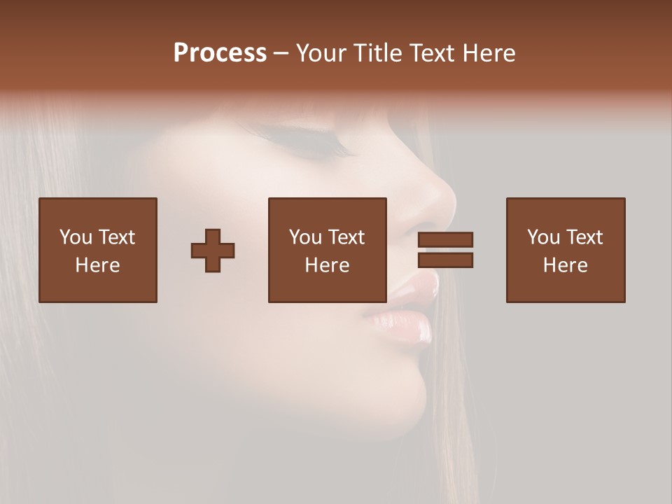 Perfect Lipstick Eyelashes PowerPoint Template