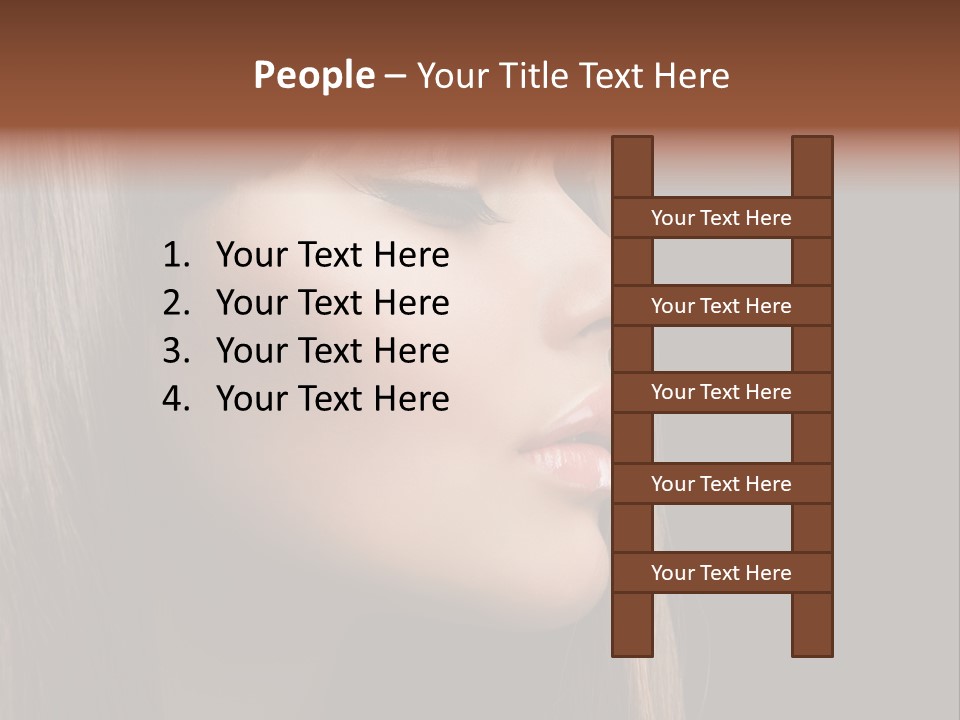 Perfect Lipstick Eyelashes PowerPoint Template