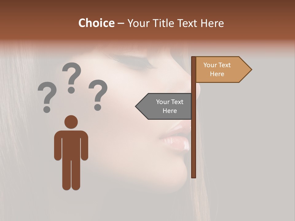 Perfect Lipstick Eyelashes PowerPoint Template