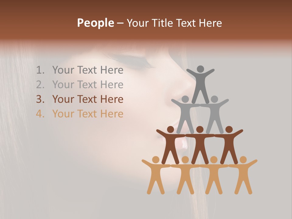 Perfect Lipstick Eyelashes PowerPoint Template